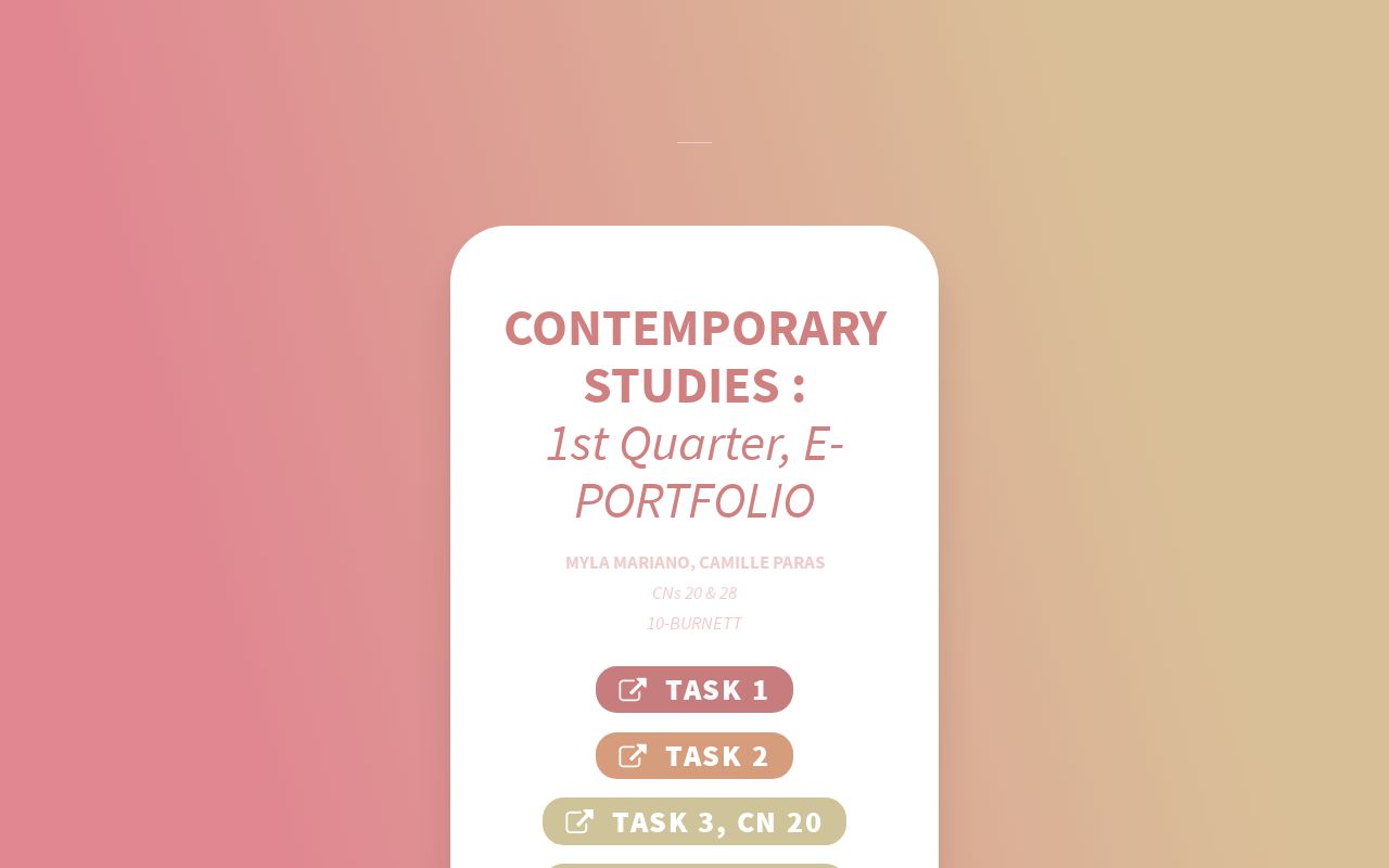 Carrd profile picture for @contemporary